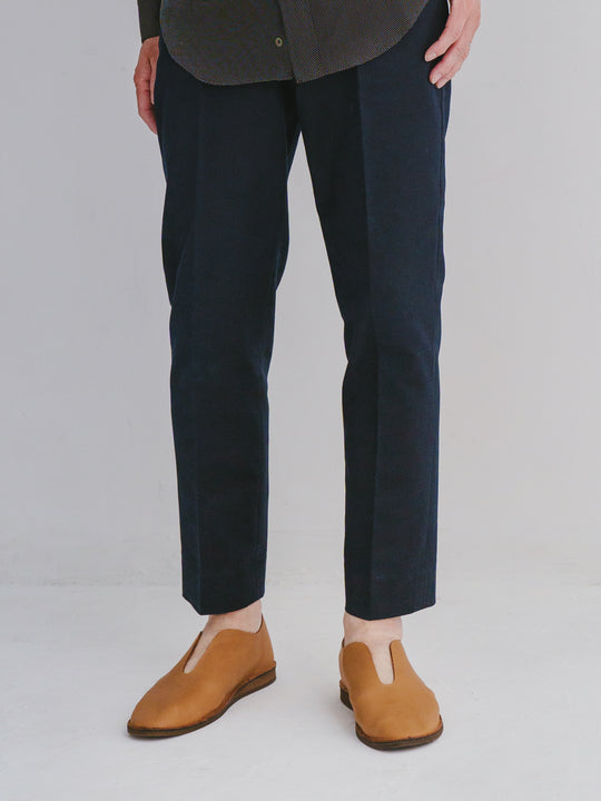 BENOIT for MEN | 8087M｜BEIGE ソフトシュリンクレザー  Vカットパンプス